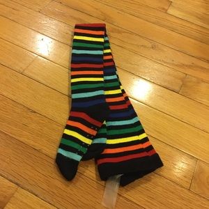 Primary Rainbow Knit Tights